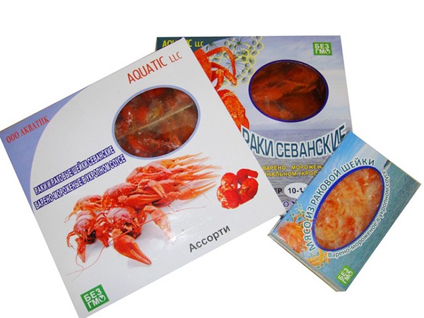 Раки в ассортименте в Ельце