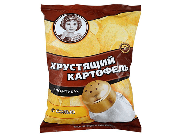 Картофельные чипсы "Девочка" 160 гр. в Ельце