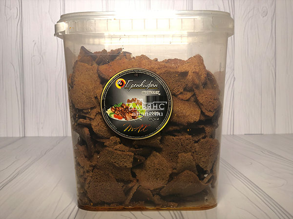 Ржаные гренки со вкусом шашлыка в Ельце