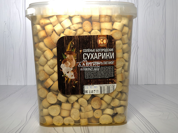Сухарики с грибами и сметаной в Ельце