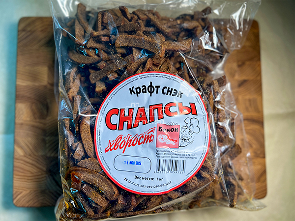 Снапсы хворост "Бекон" в Ельце