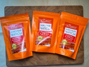 Чипсы из лаваша: Мясо (АЛЬЯНС) вяленое индейка 