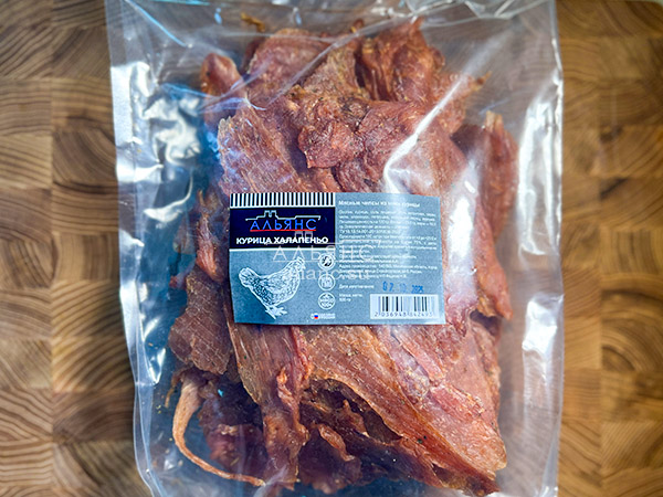 Мясо (АЛЬЯНС) вяленое курица 500гр "С халапеньо" в Ельце
