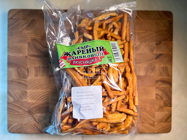 Жареный сыр "ВКУСНЯШКА" (Оливковый) 500гр. в Ельце
