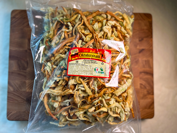 Нитка ЖАРЕНАЯ "Васаби" Oktobersnack 1 кг (сырный продукт) в Ельце
