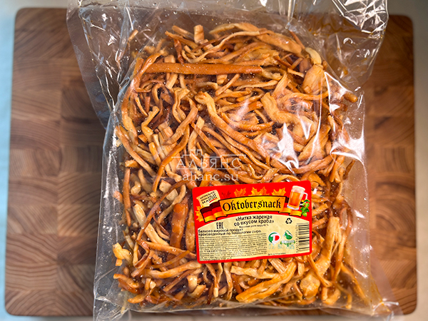 Нитка ЖАРЕНАЯ "Краб" Oktobtersnak 1 кг (сырный продукт) в Ельце