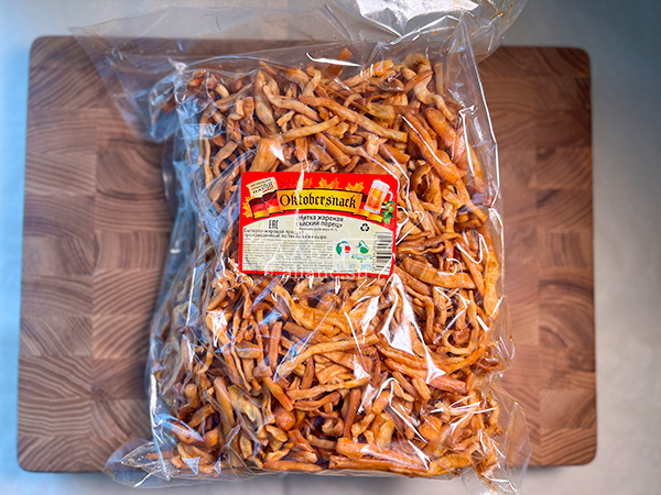 Нитка ЖАРЕНАЯ "Тайский перец" Oktobersnack 1 кг (сырный продукт) в Ельце