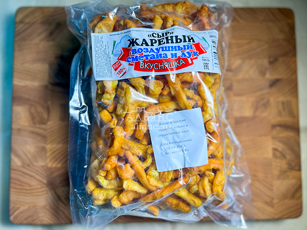 Жареный сыр "ВКУСНЯШКА" со вкусом сметаны и лука (500 гр) в Ельце