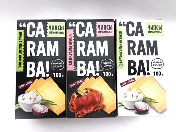 Чипсы "CARAMBA" ассорти 100 гр. в Ельце