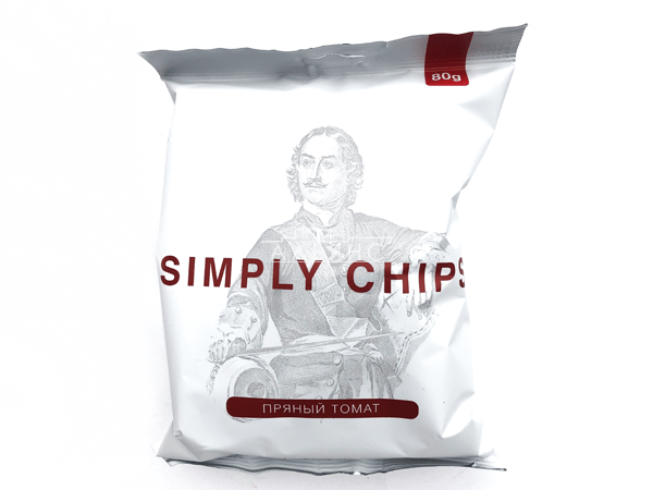 Картофельные чипсы "Simple chips" Пряный томат 80 гр. в Ельце